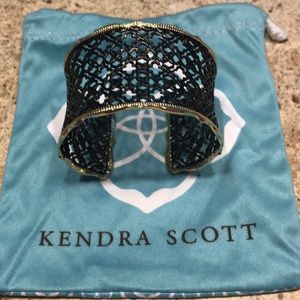 Kendra Scott Gun Metal/Gold Candice Cuff
